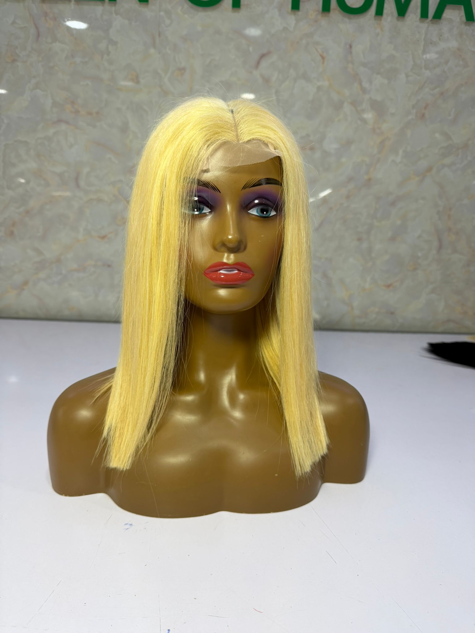 Blonde Lace Front Wig 10"