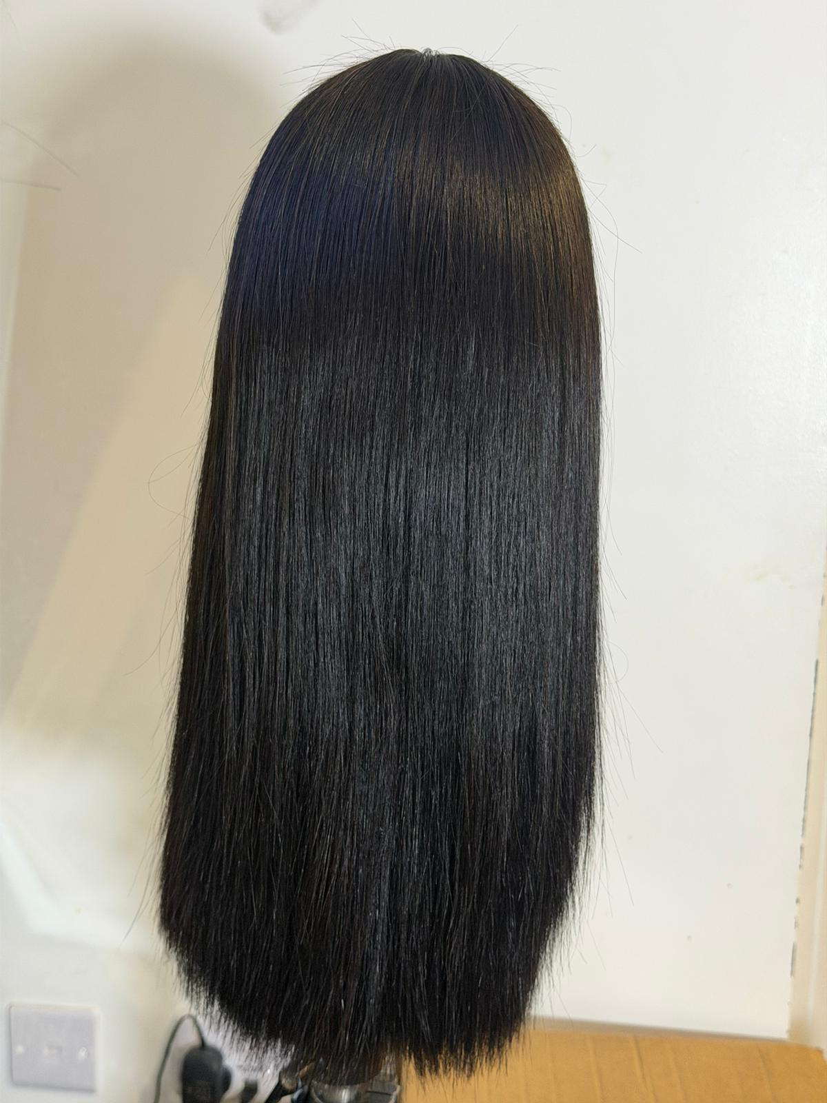 Natural Black Luxe Lace Front Wig 16"