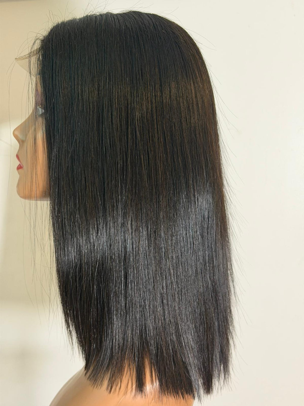 Natural Black Luxe Lace Front Wig 12"