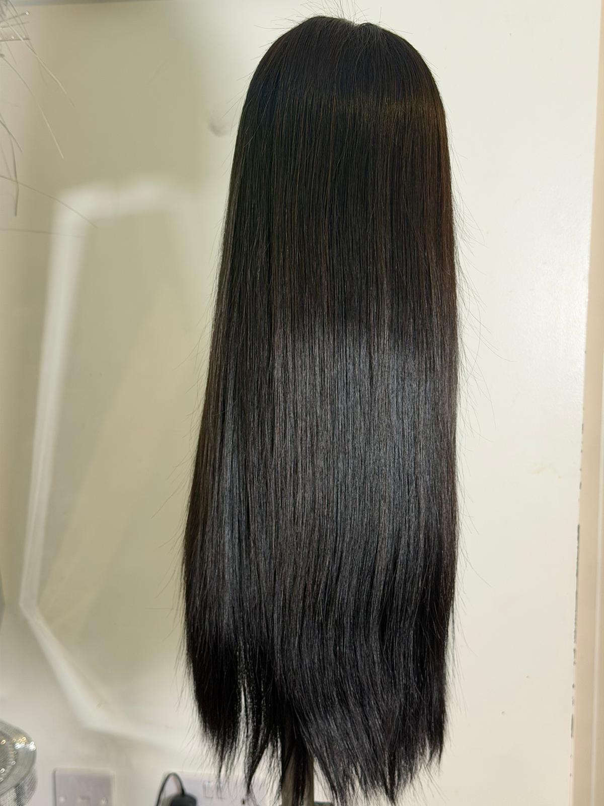 Natural Black Luxe Lace Front Wig 20"