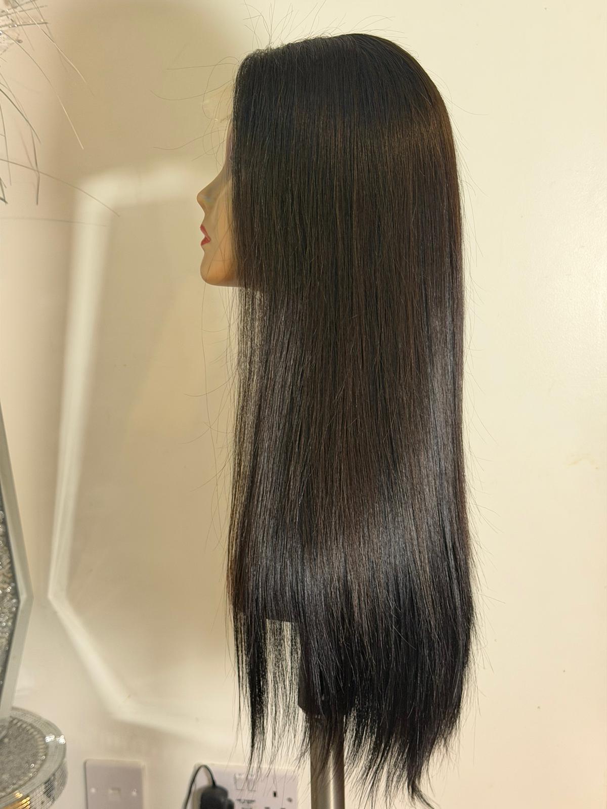 Natural Black Luxe Lace Front Wig 20"