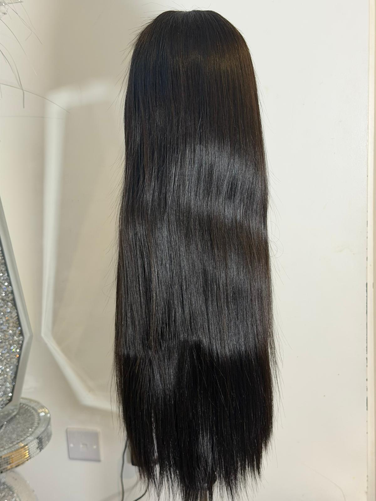 Natural Black Luxe Lace Front Wig 22"