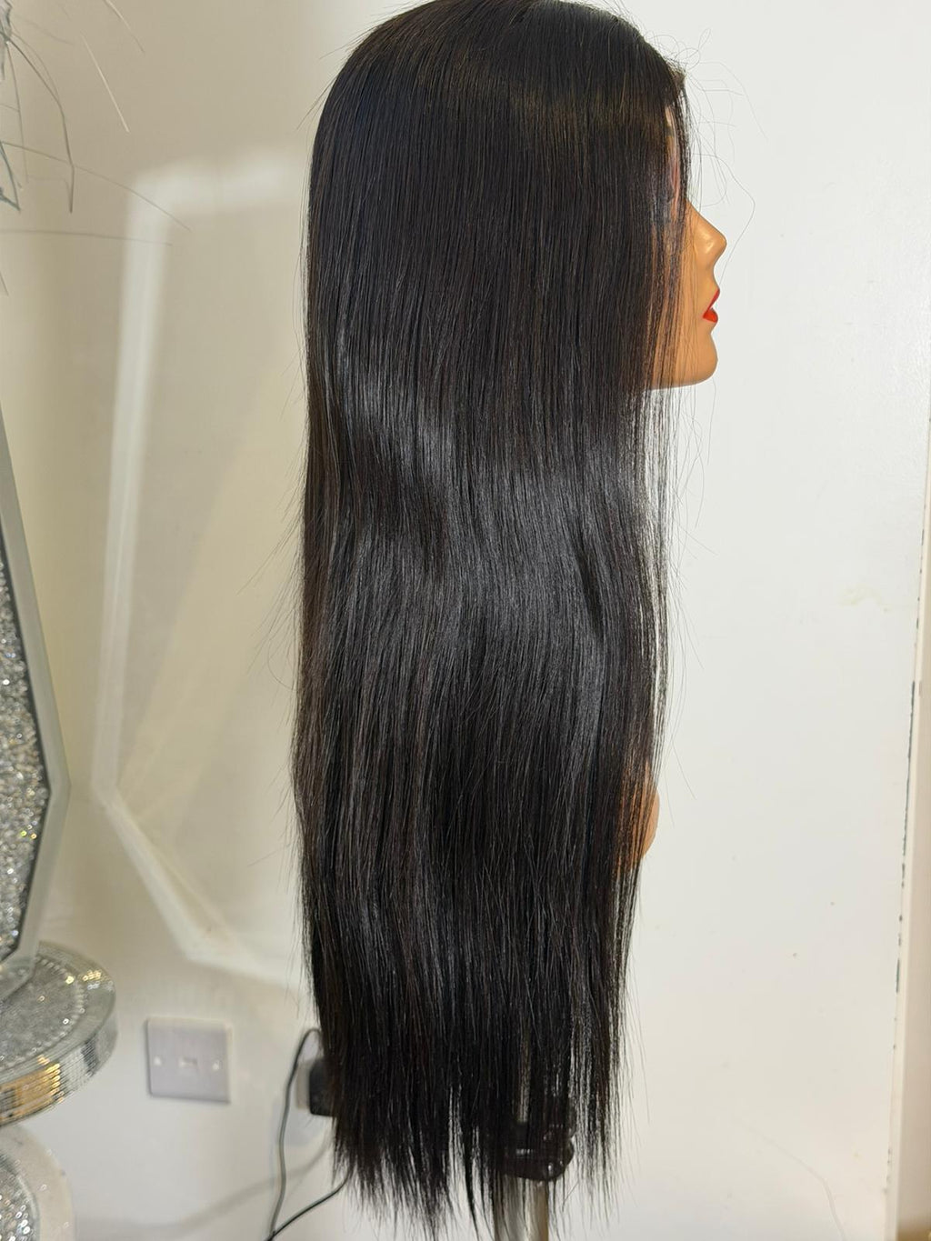 Natural Black Luxe Lace Front Wig 22"