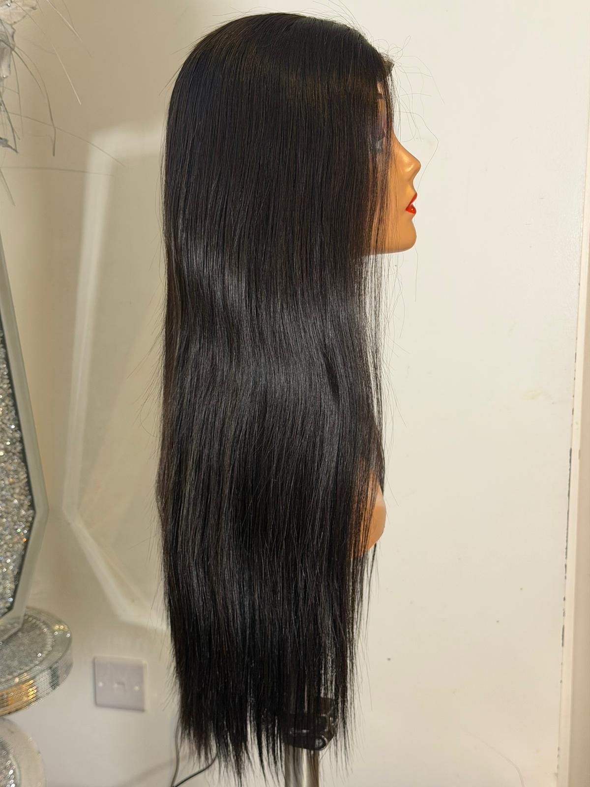 Natural Black Luxe Lace Front Wig 22"