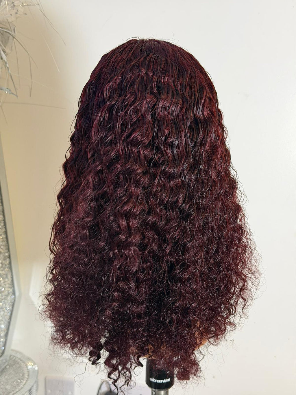 Dark Burgundy Burmese Curls