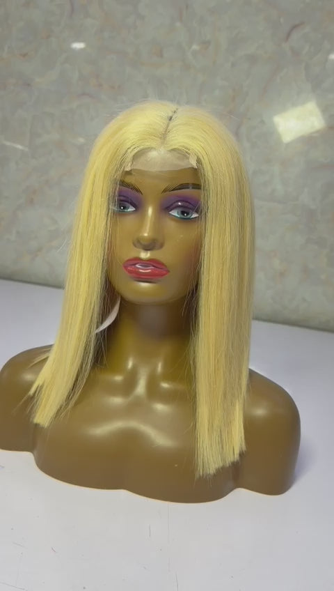 Blonde Lace Front Wig 10"