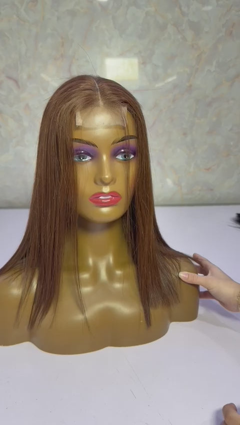 Brown Lace Front Wig 22"